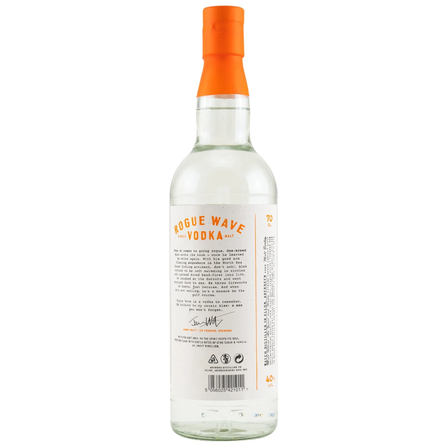 Rogue Wave Single Malt Vodka 2 Rogue Wave Single Malt Vodka – Bild 2