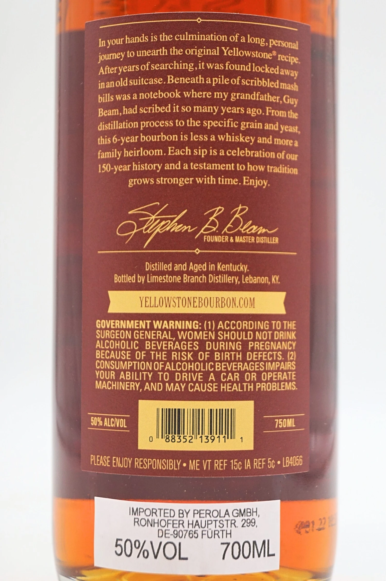 6 Jahre Family Recipe Kentucky Straight Bourbon Whiskey 4 6 Jahre Family Recipe Kentucky Straight Bourbon Whiskey – Bild 4