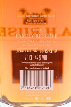 Family Reserve Rum Solera 1838 10 Family Reserve Rum Solera 1838 -Edler Wein Genuss dsc01089