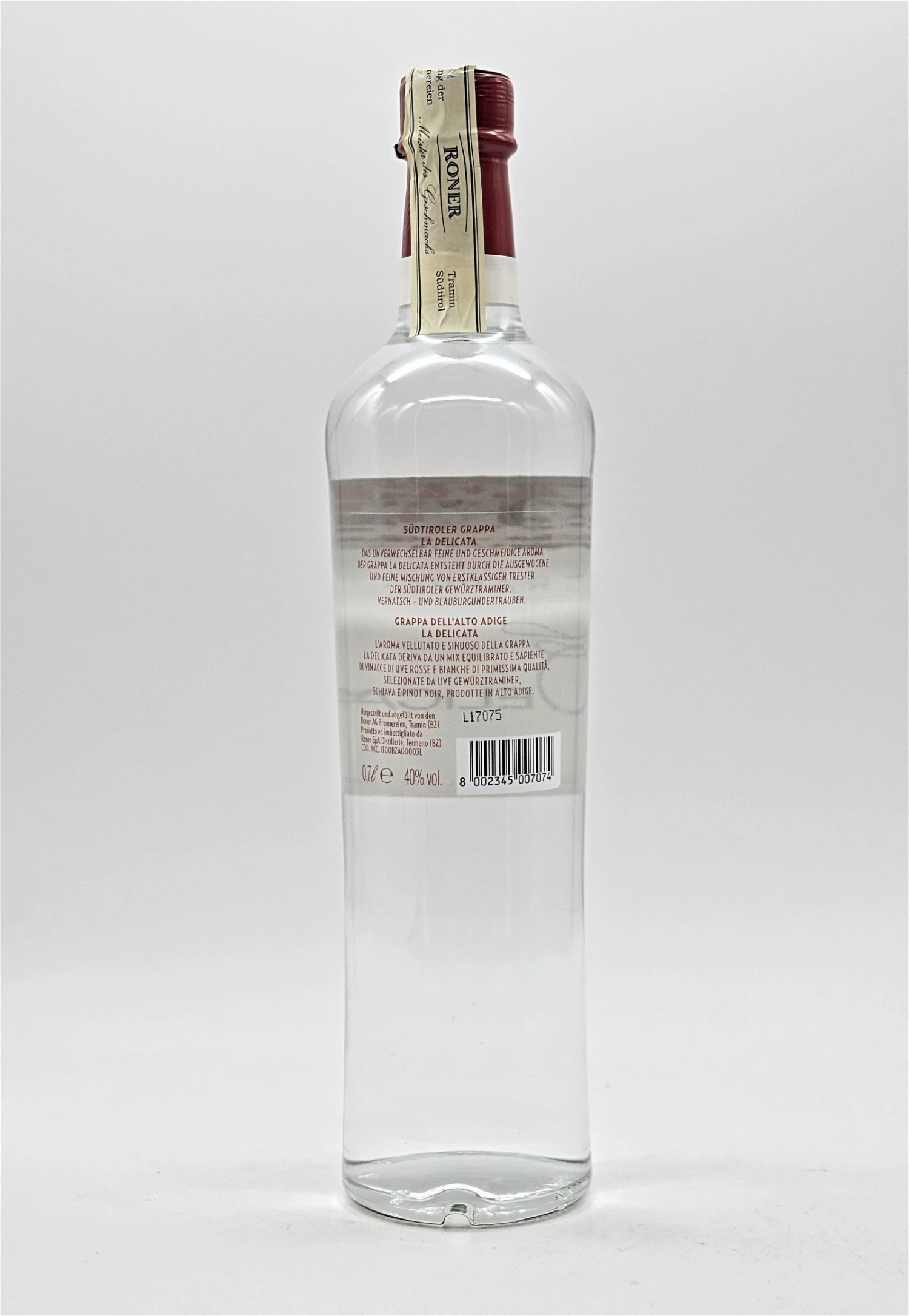 Grappa La Delicata 2 Grappa La Delicata – Bild 2
