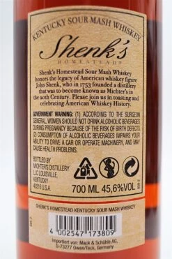 L.R. Shenks Homestead Sour Mash Whiskey -Edler Wein Genuss dsc02283