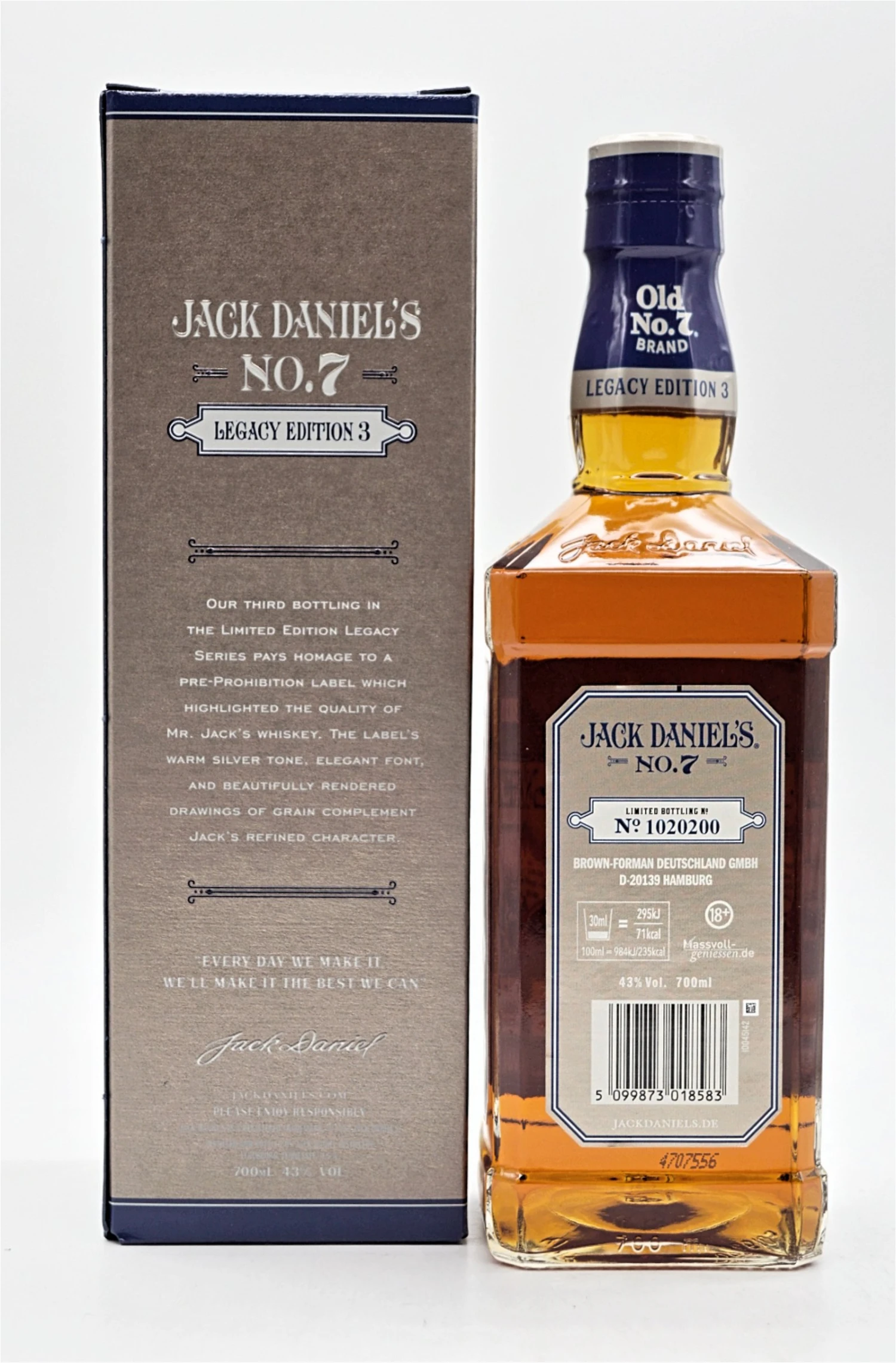 Legacy Edition 3 Old No 7 Tennessee Whiskey 2 Legacy Edition 3 Old No 7 Tennessee Whiskey – Bild 2