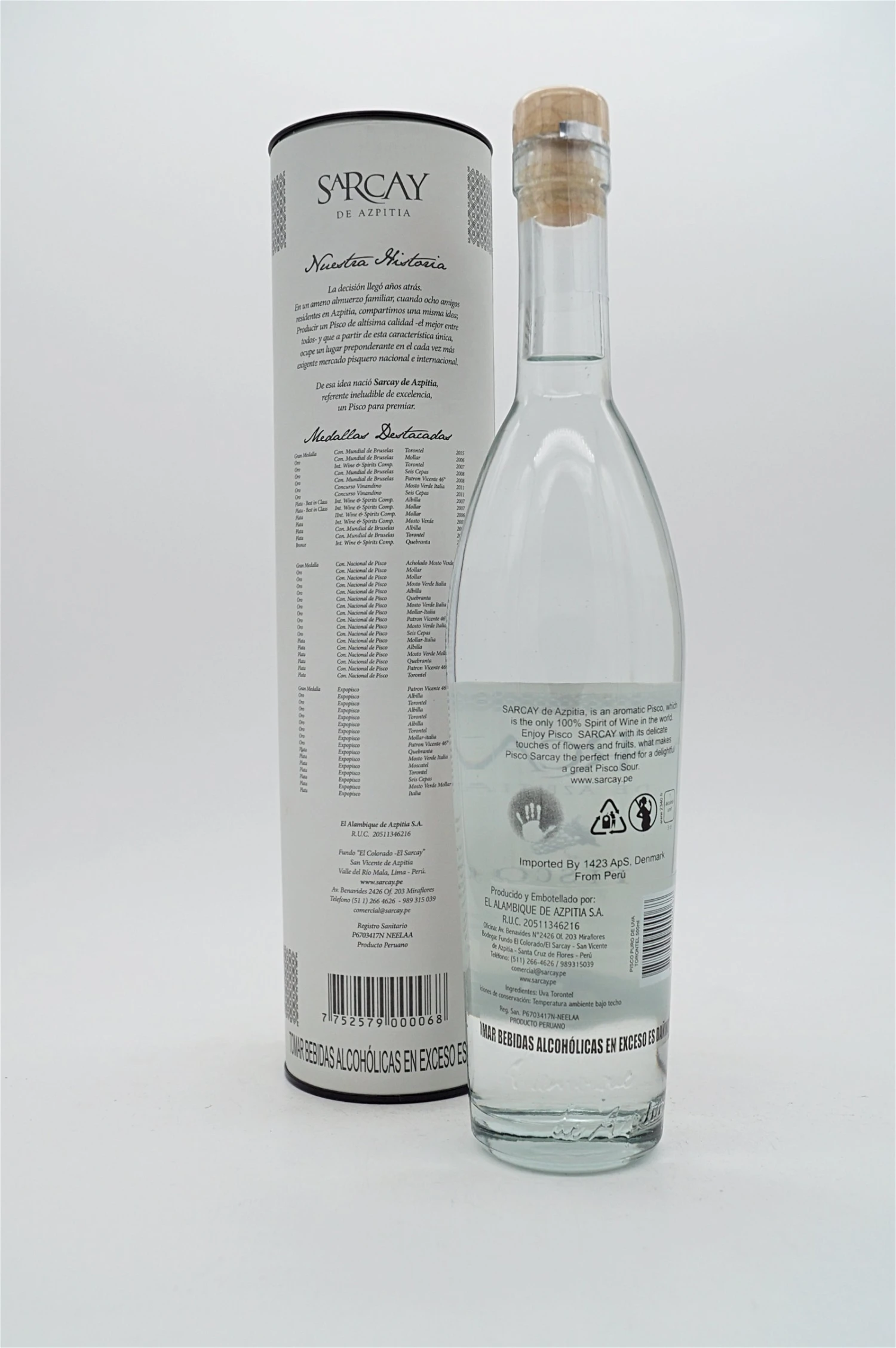 Pisco Puro De Uva Torontel 2 Pisco Puro De Uva Torontel – Bild 2