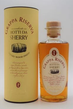Grappa Riserva Sherry Wood Finish