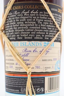 Fiji Islands 2001 Rozelieures Single Malt French Whisky Cask Finish 10 Fiji Islands 2001 Rozelieures Single Malt French Whisky Cask Finish -Edler Wein Genuss dsc09496
