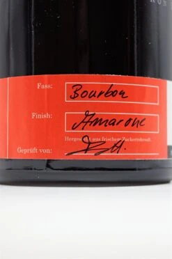 10 Jahre Single Cask Amarone Fass Finish Charge 12/1 -Edler Wein Genuss dsc09671