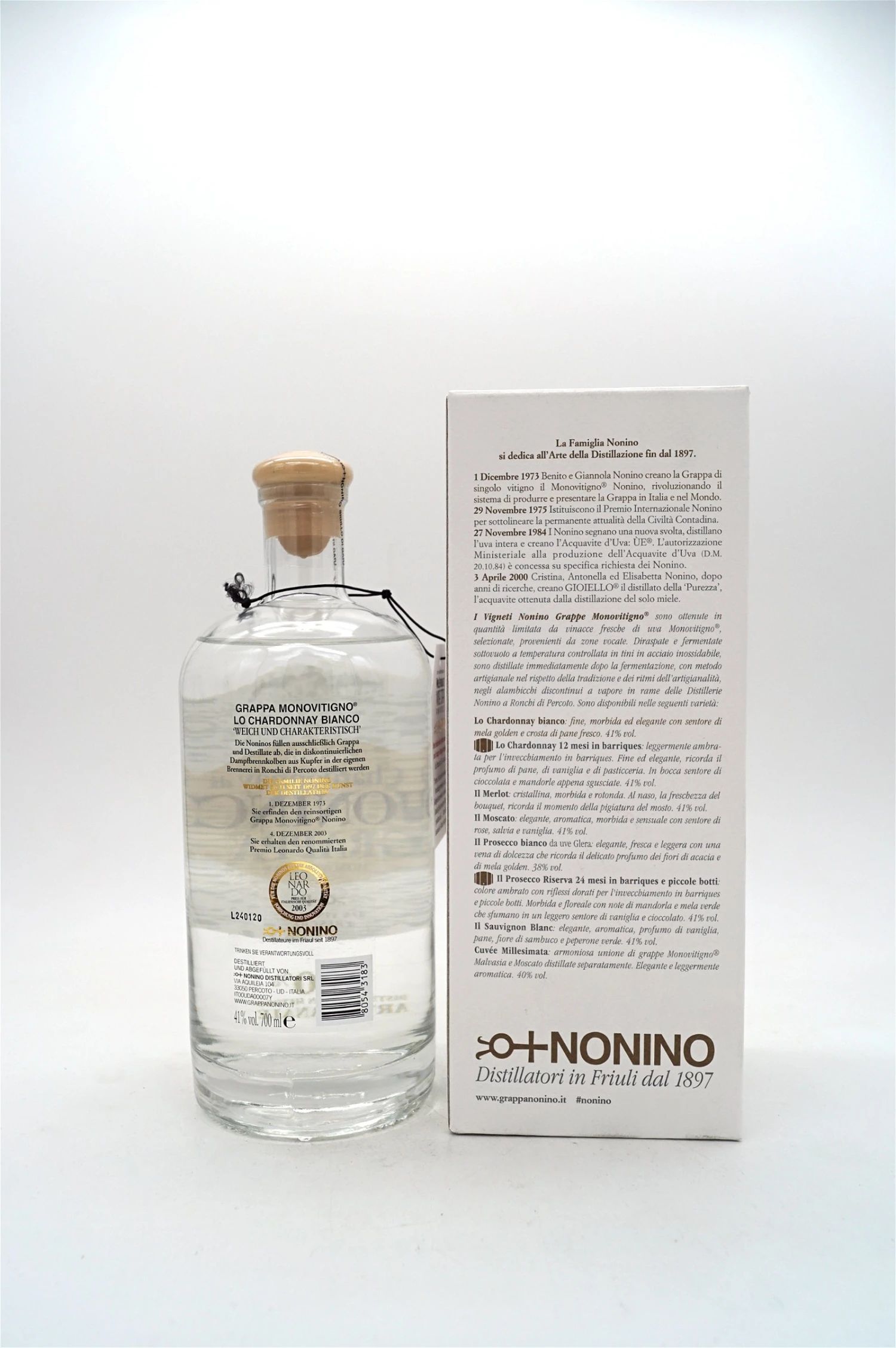 Monovitigno Lo Chardonnay Bianco Grappa 2 Monovitigno Lo Chardonnay Bianco Grappa – Bild 2