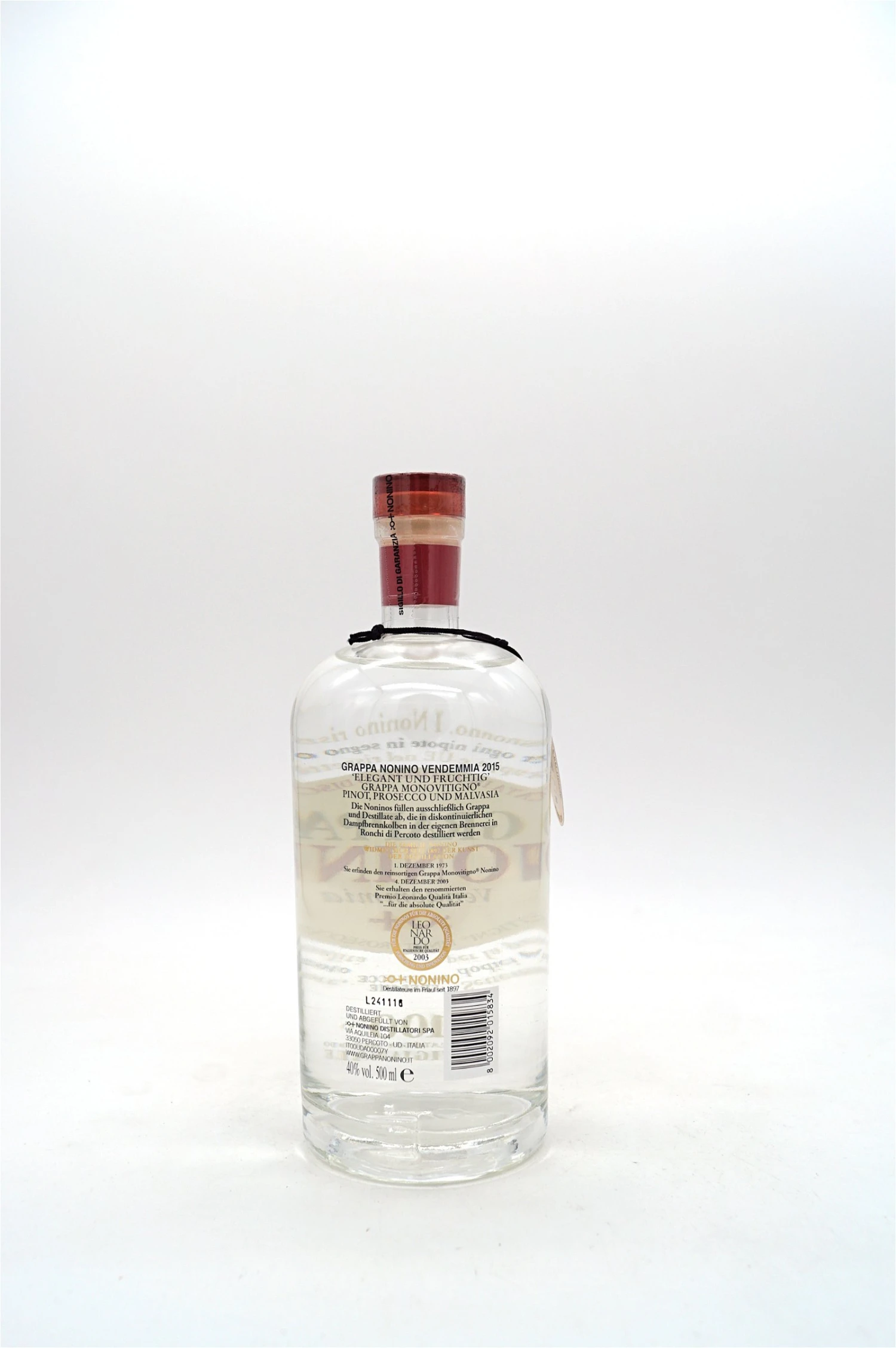 Vendemmia Bianca 2015 Grappa 2 Vendemmia Bianca 2015 Grappa – Bild 2